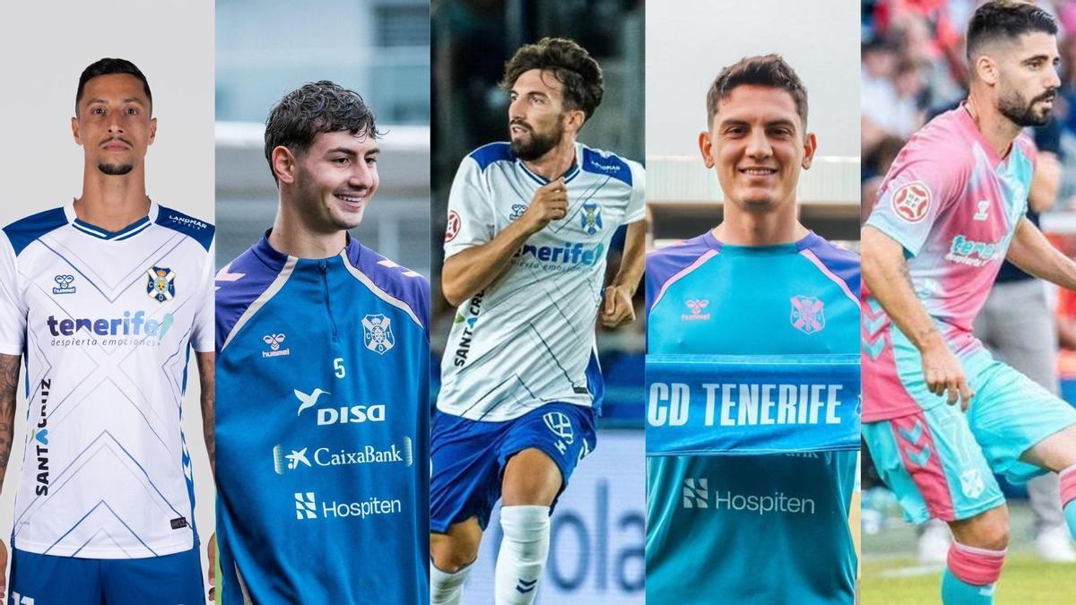 Maikel Mesa, Antal, Javi Pérez, Facundo Agüero y Cris Montes, las cinco bajas anunciadas por el CD Tenerife