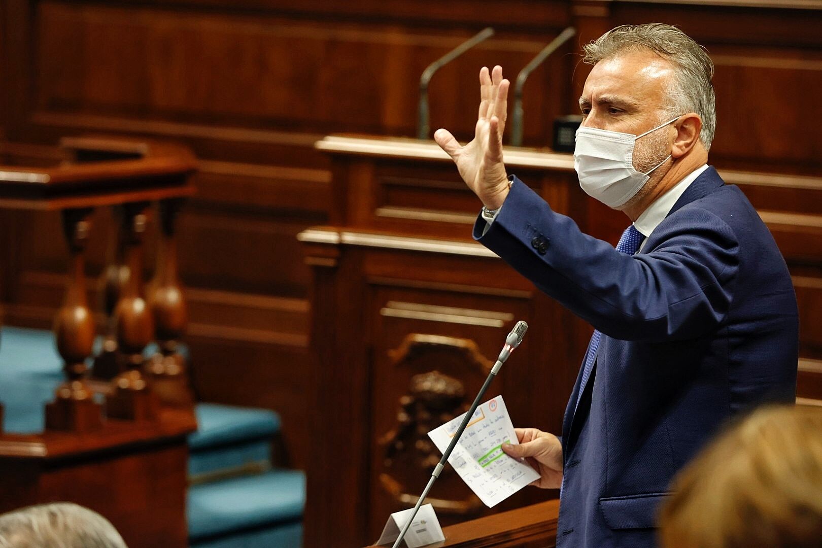 Pleno en el Parlamento de Canarias (9/2/21)