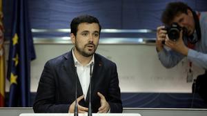 Garzón conversa amb el Rei sobre la confluència IU-Podem.