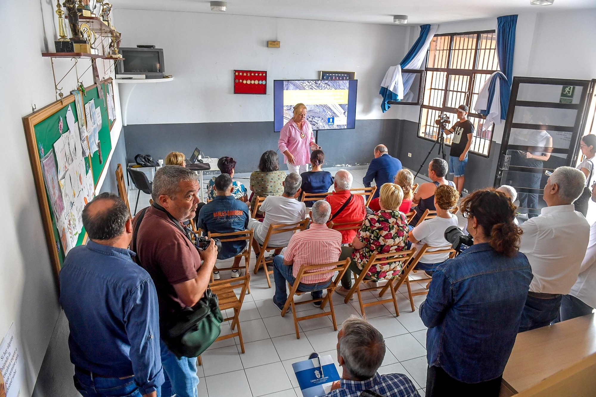 Presentación de las obras para acondicionar un acceso seguro para los peatones en El Secadero