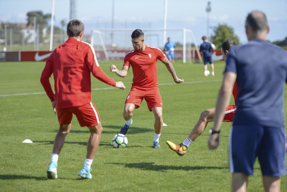 Entrenamiento del Sporting