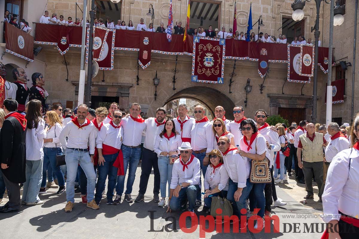 Moros y Cristianos en la mañana del dos de mayo en Caravaca
