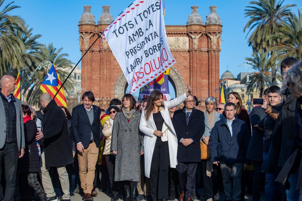 Laura Borràs, en su juicio ante el Tribunal Superior de Justícia de Catalunya