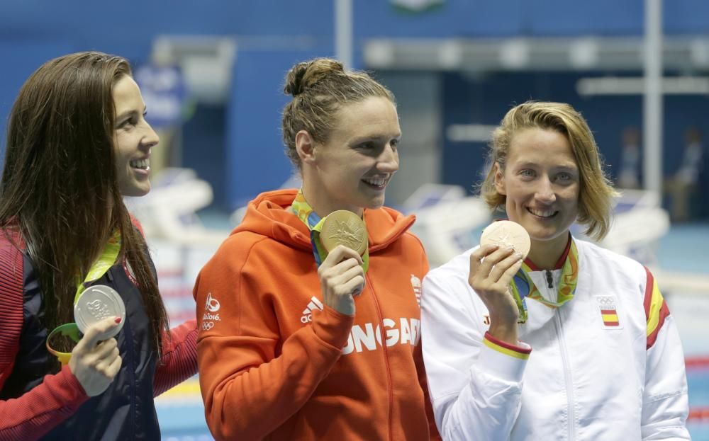 Mireia Belmonte, bronce en 400 metros estilos