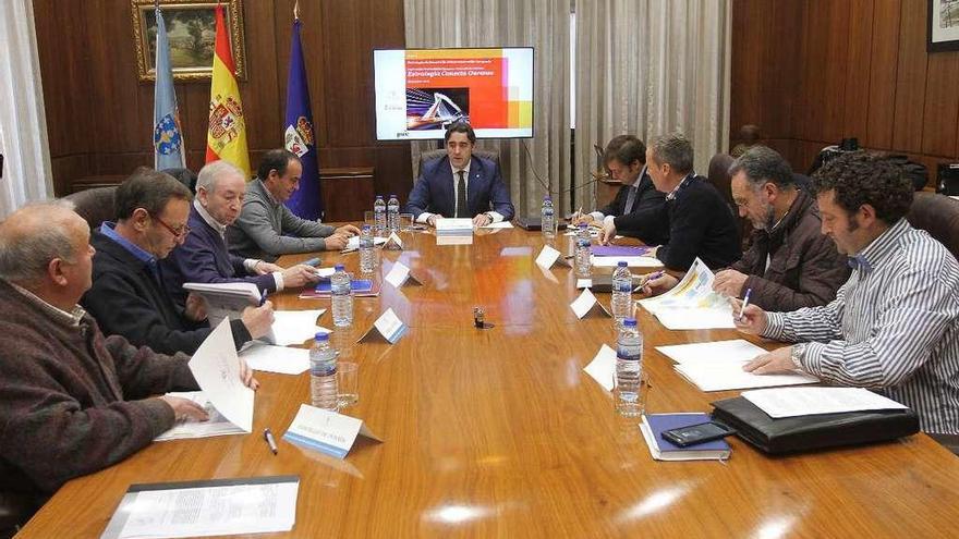 Diputación y concellos del área metropolitana concretan actuaciones del plan Conecta Ourense