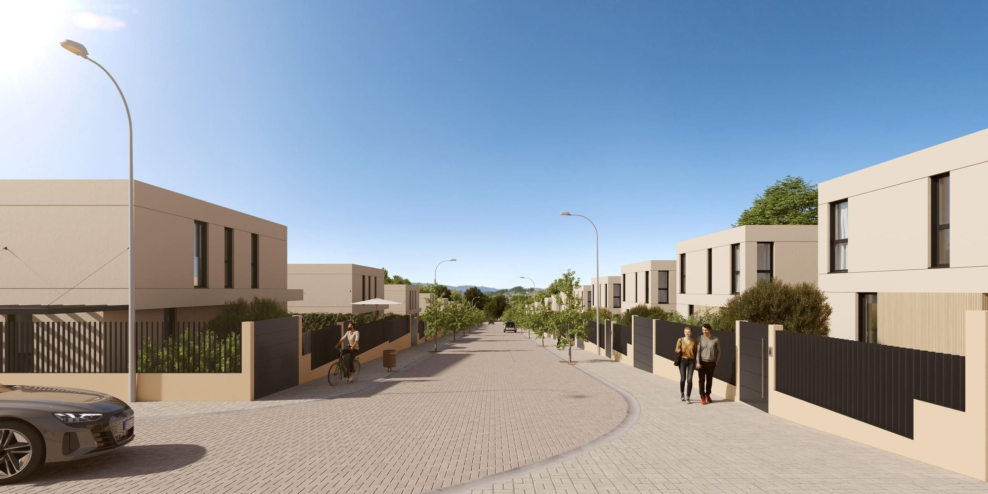 A la venta los primeros chalés de Jardín de Vega Residencial en Oleiros