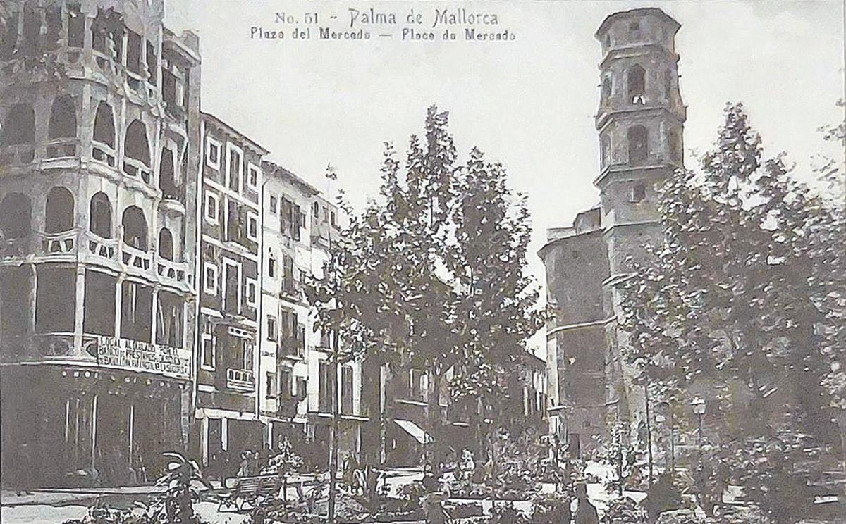 Jardines de la Plaça del Mercat, ca. 1936.