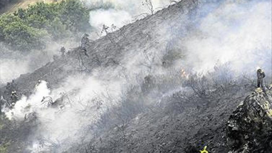 Arrasadas 7.000 Ha en Ourense,  la mayor parte en dos incendios