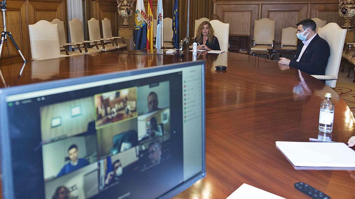 Carmela Silva presentó por videoconferencia el proyecto para la finca.