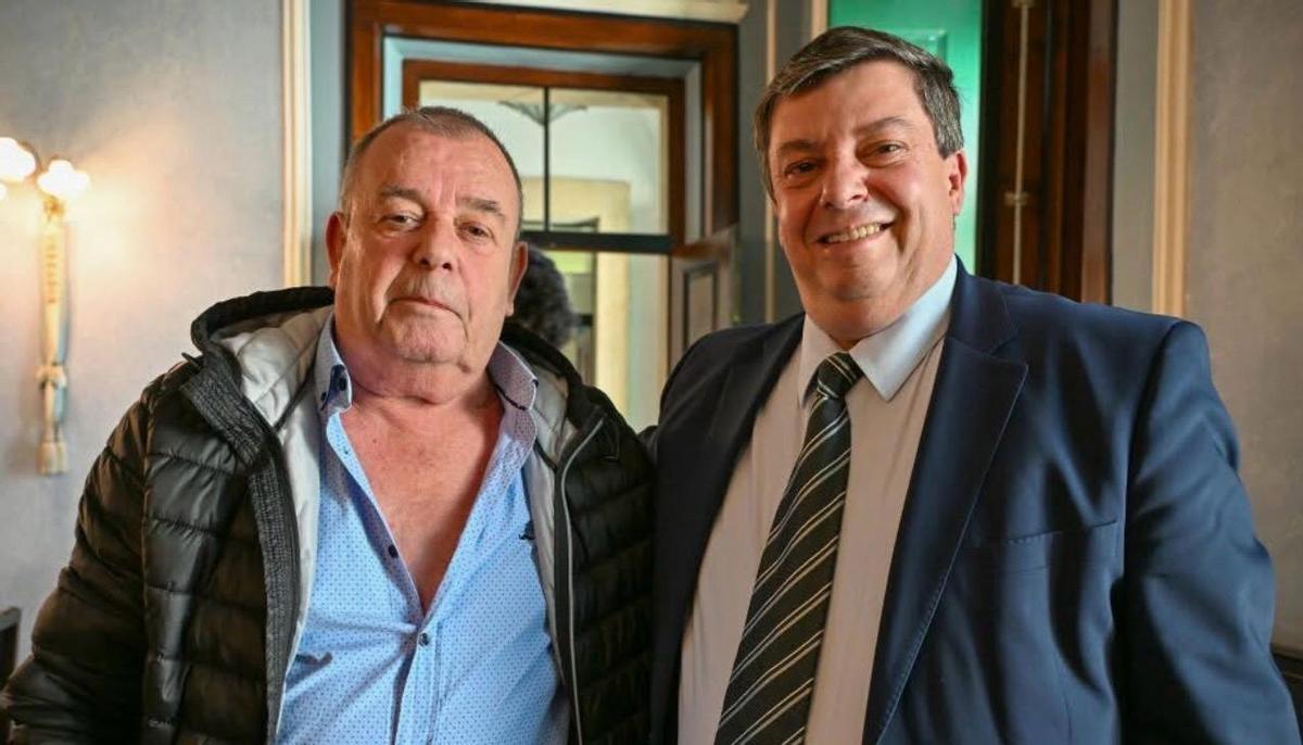 Antonio González Riscado y José Dinis Serra.