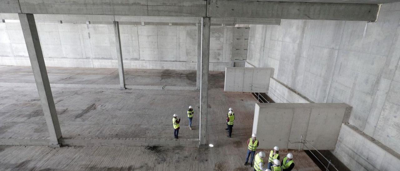 Interior del tanque de tormentas poco antes de dar por concluidas las obras. |