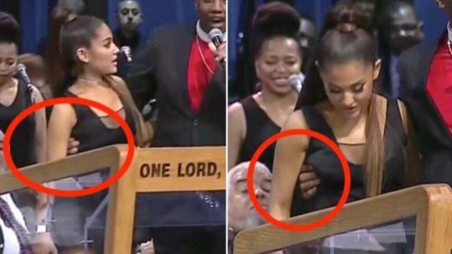 El obispo del funeral de Aretha Franklin magreó a Ariana Grande