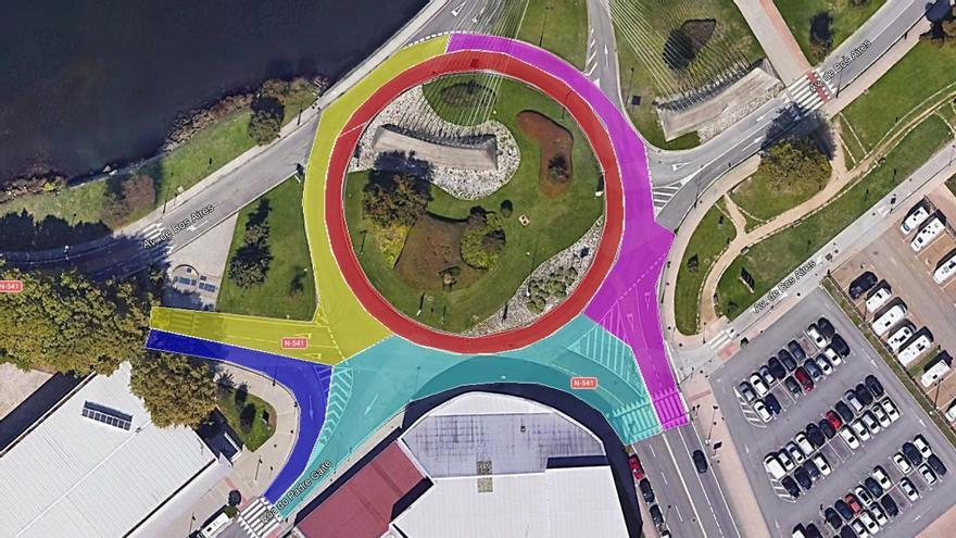 Mapa de las actuaciones previstas.