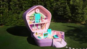 Así es la casa de Polly Pocket a tamaño real en la que te puedes hospedar