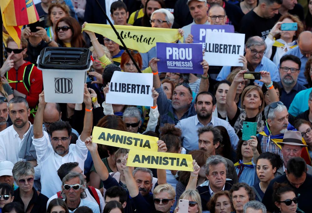 El independentismo se manifiesta en Barcelona