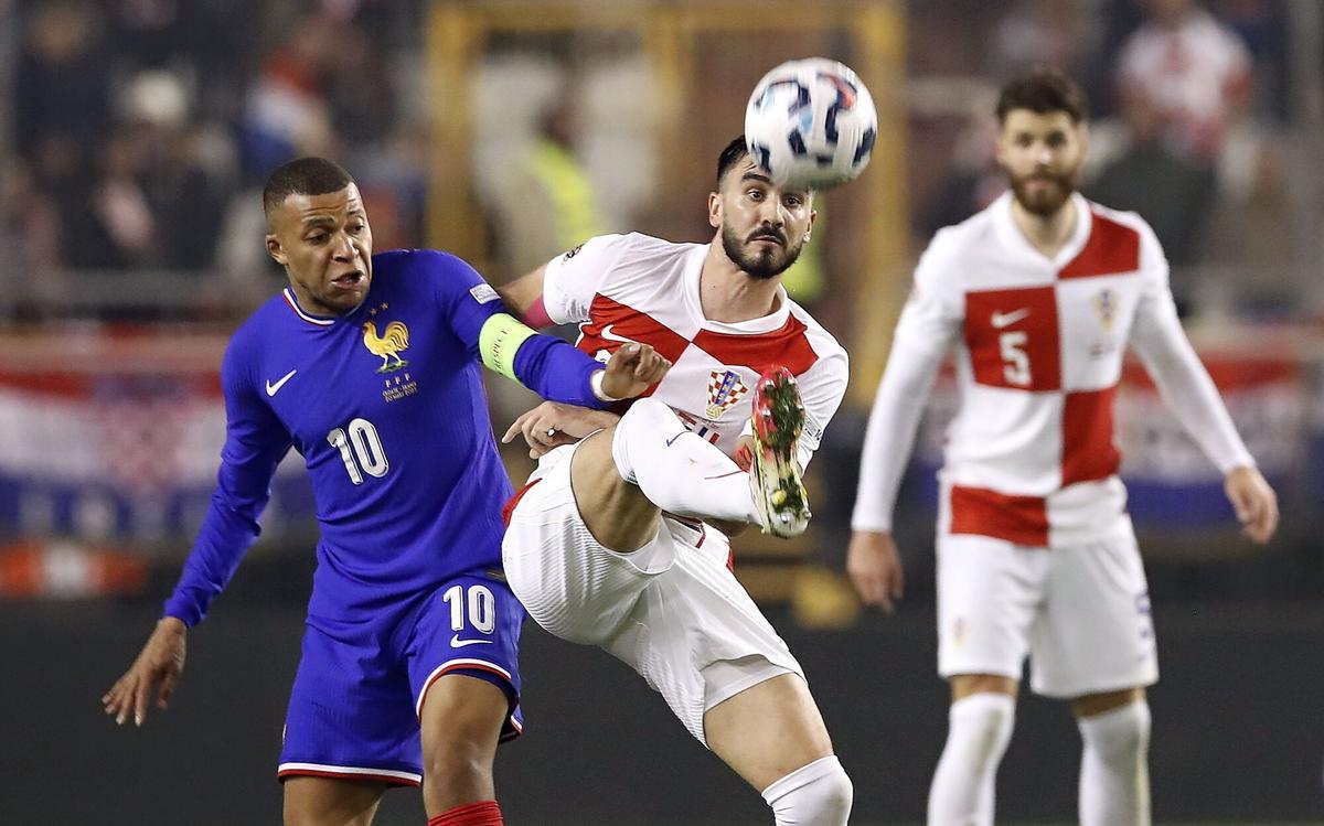 Kylian Mbappé, ante Croacia.