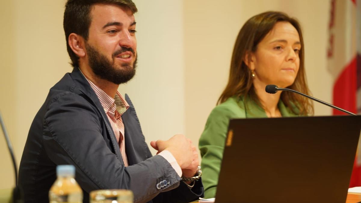 Juan García-Gallardo durante su participación en las II Jornadas sobre Despoblación de Zamora.