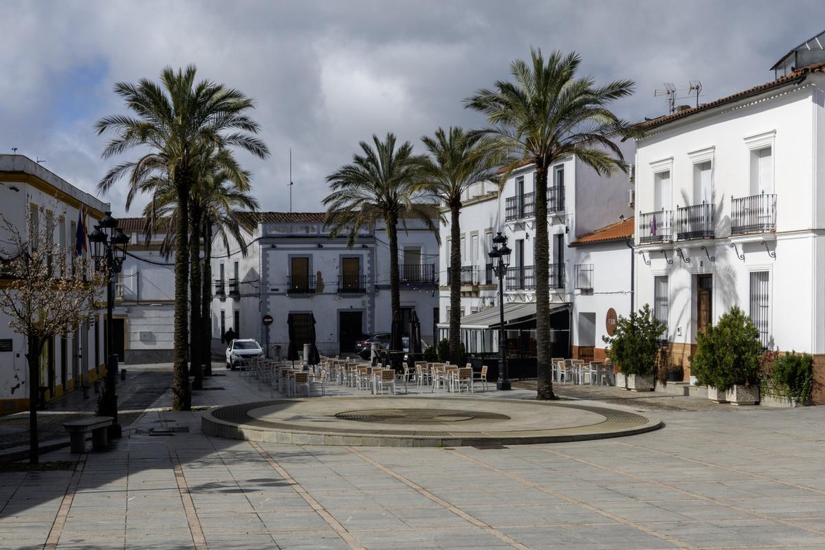 Plaza del pueblo de Monesterio