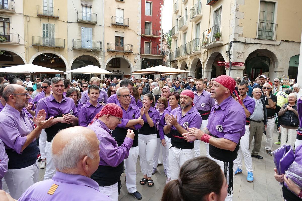 EN IMATGES | Figueres viu una diada castellera de Santa Creu pletòrica EN IMATGES | Figueres viu una diada castellera de Santa Creu pletòrica