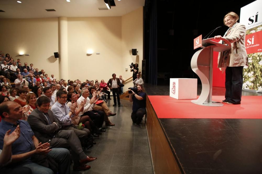 Mítin de Patxi López en Avilés