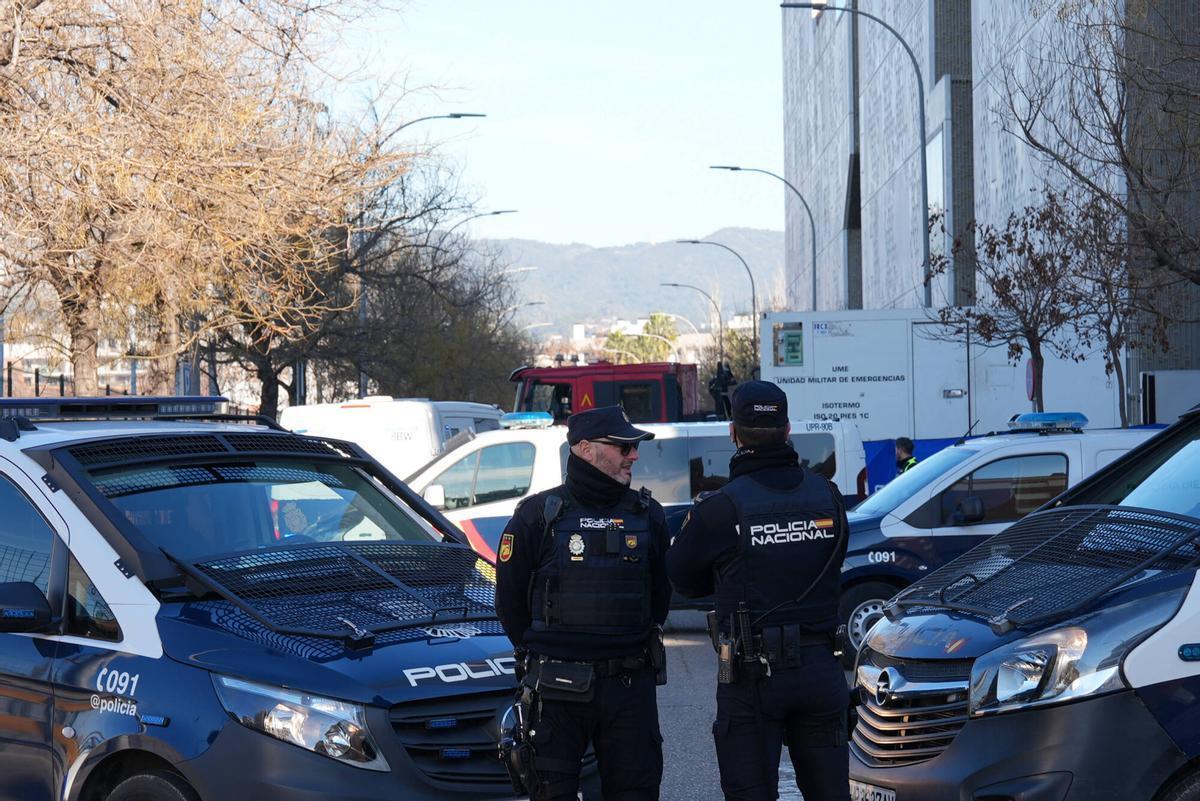 Imagen de archivo de agentes de la Policía Nacional.