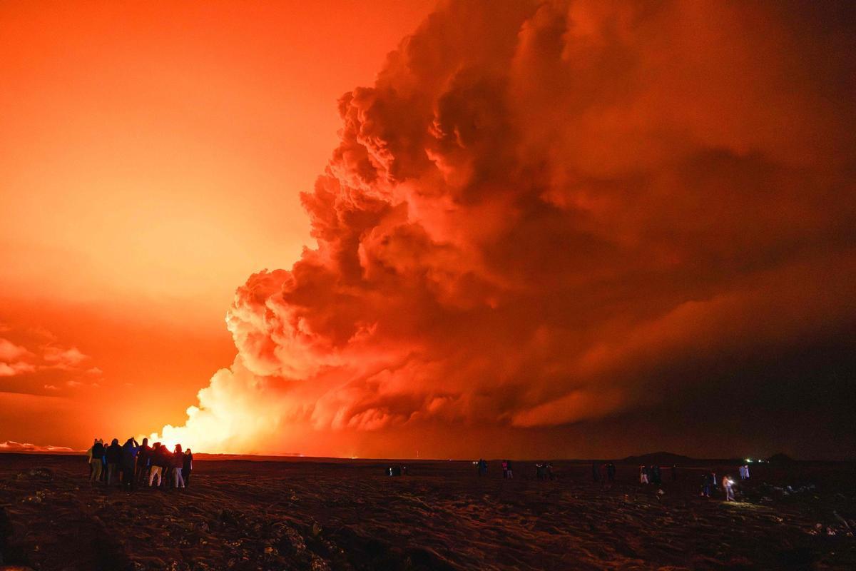 Nueva erupción volcánica en Reykjanes (Islandia), la quinta en últimos meses