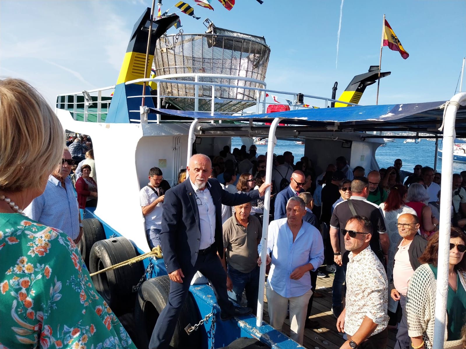Las celebraciones en honor a la Virgen del Carmen en O Morrazo. La procesión en Bueu
