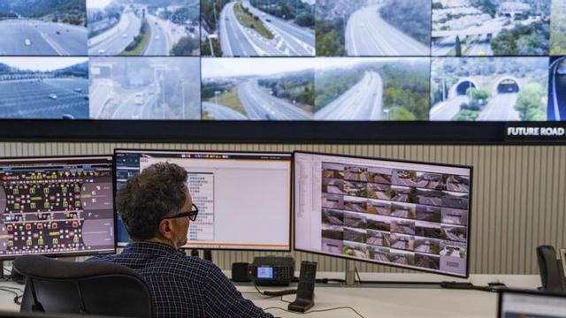Presentació de la rèplica digital de l’autopista C-32. | MARC ASENSIO CLUPÉS