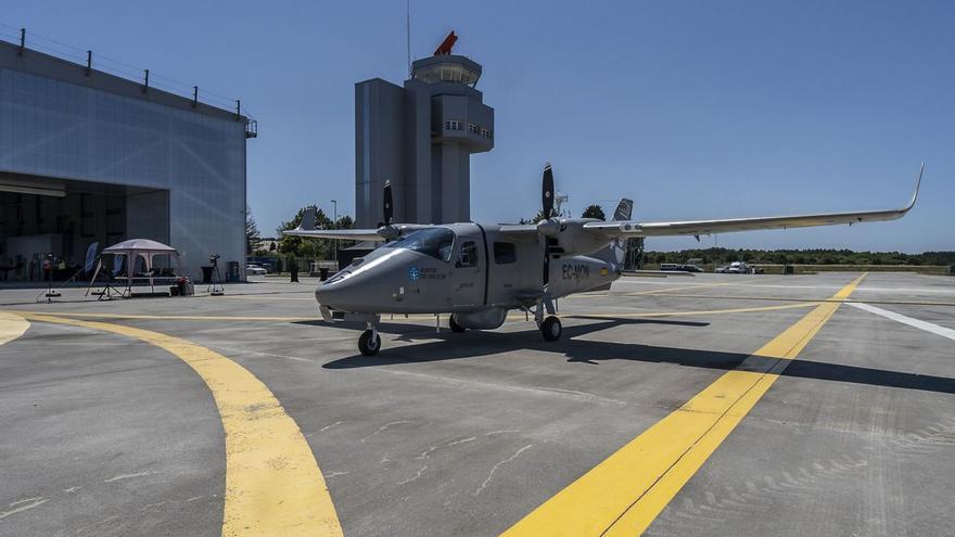 Aeródromo de Rozas, en la localidad lucense de Castro de Rei. | L. O.