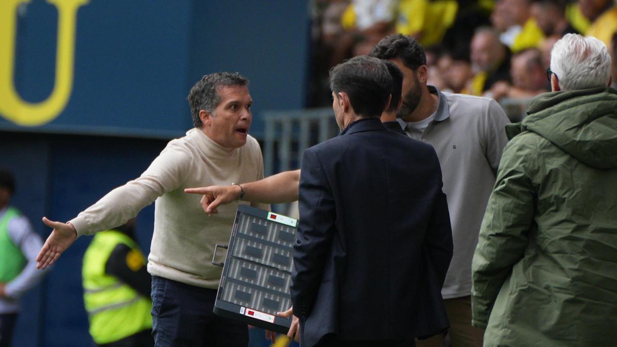 Luis Castro en La Cerámica, el pasado sábado.