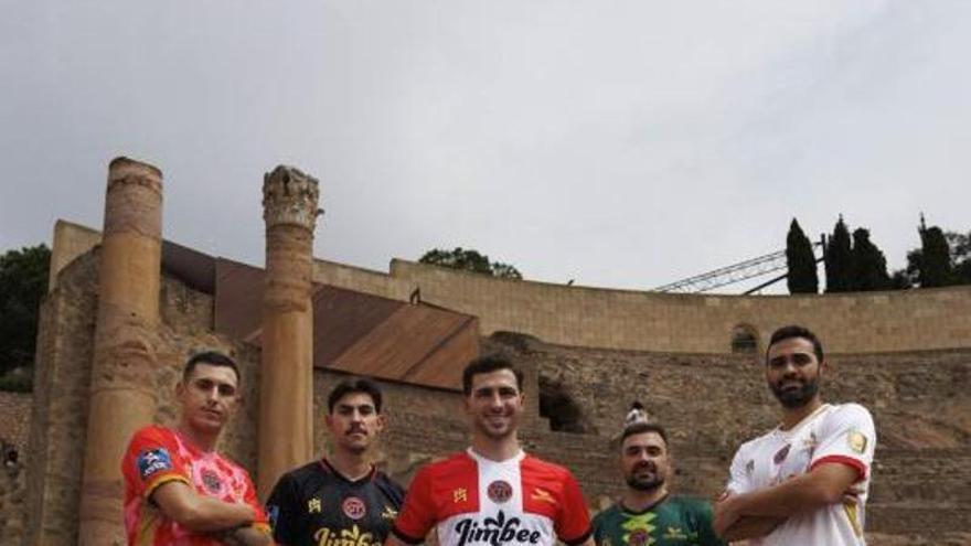 Presentación en el Teatro Romano de Cartagena de las nuevas camisetas del Jimbee