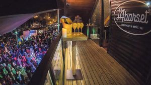 La terraza de L’Aberset, en la estación andorrana de Grandvalira.