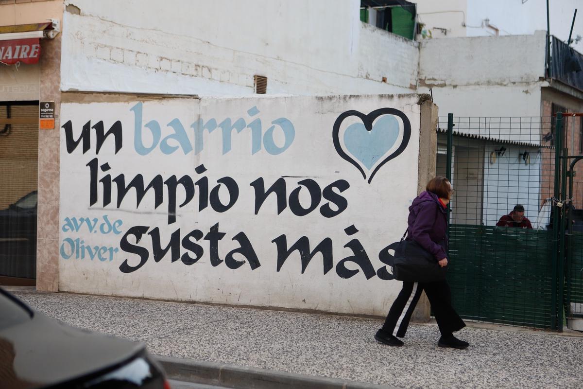 Una pintada a favor del civismo.