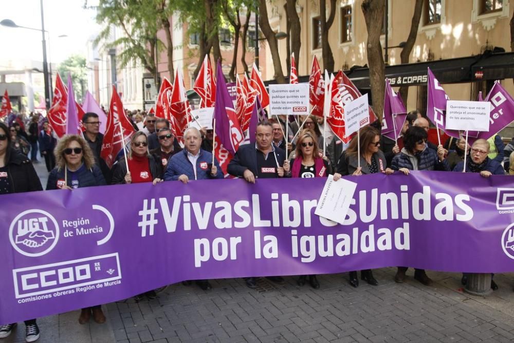 Manifestación en Murcia por el día contra la violencia de género