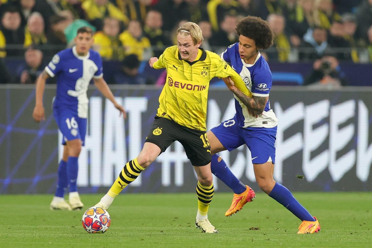 Brandt, durante el partido ante el Atlético