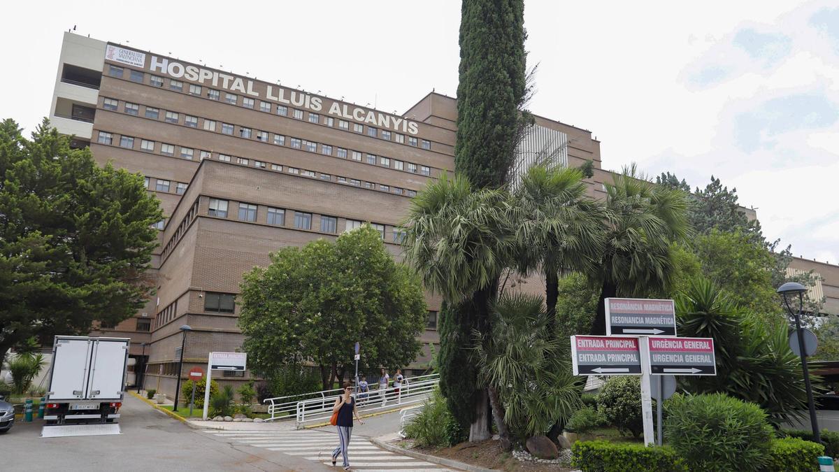 El hospital Lluís Alcanyís de Xàtiva.