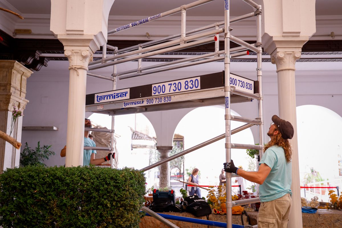 Comienza el montaje de las instalaciones de Flora 2025