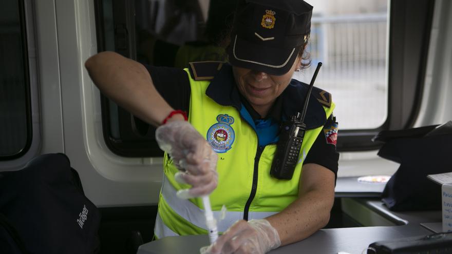 Resultado de la campaña de control de alcohol y drogas en Avilés: 25 positivos de 469 pruebas