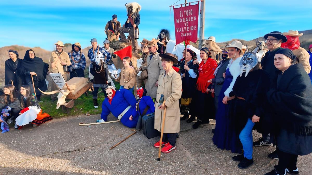 GALERÍA | El Toro de Carnaval de Morales de Valverde, en imágenes