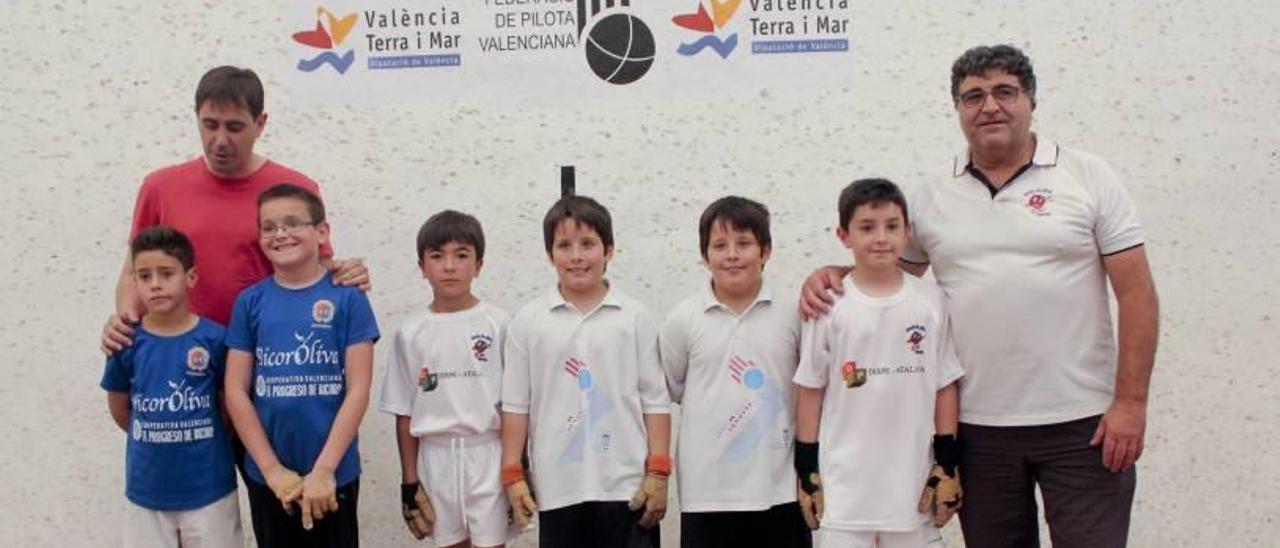 La escuela de pilota de Genovés triunfa en las semifinales de  los Jocs y disputará tres finales