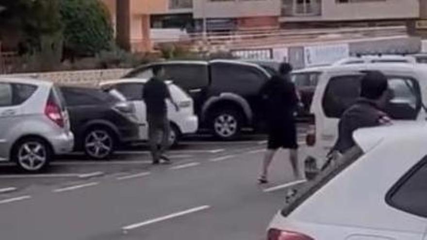 Pelea callejera en Los Cristianos