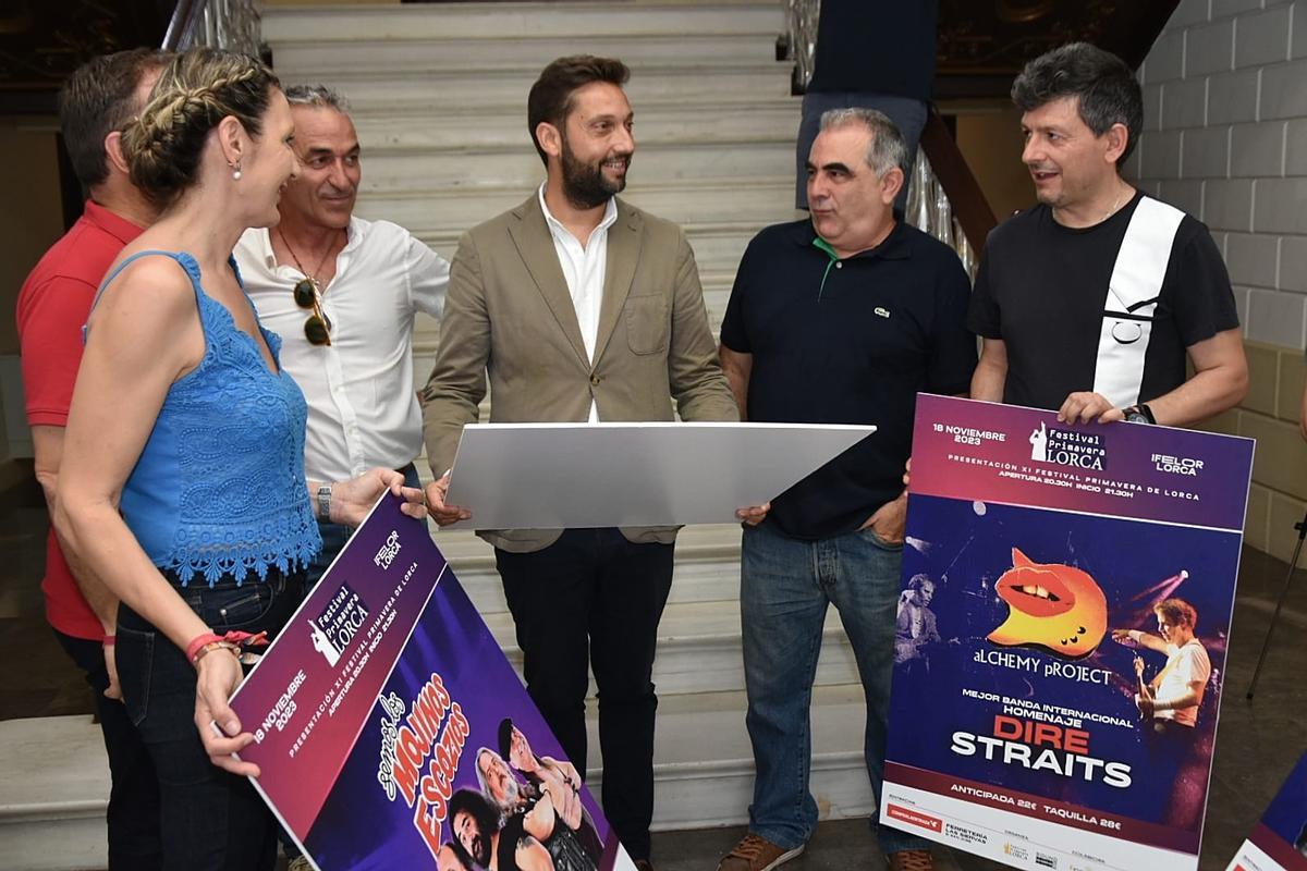 Momento de la presentación del avance del cartel del Festival de Primavera