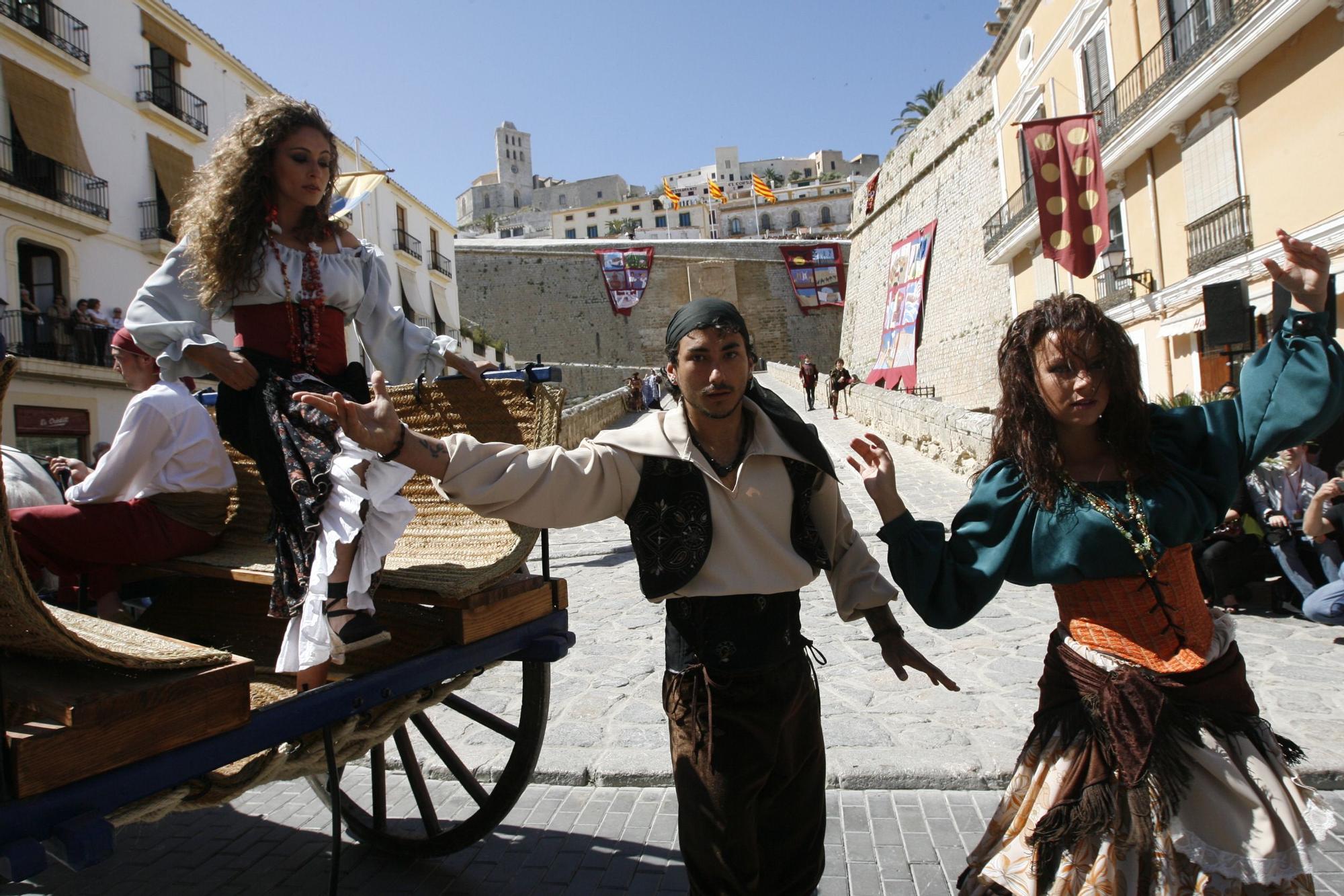 Edición de 2009 de la Feria Medieval de Ibiza.