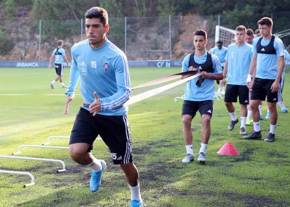 El Celta se ejercita en A Madroa