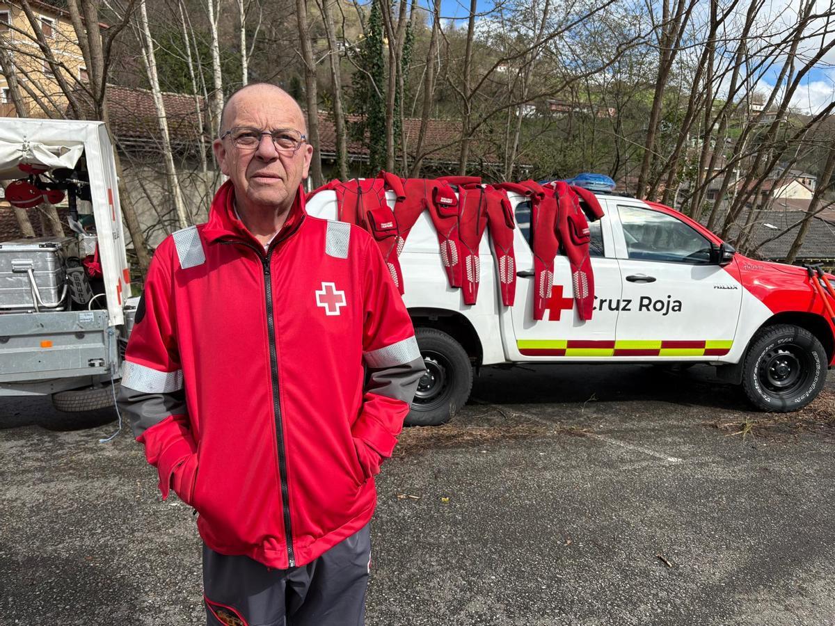 Luis Pérez, coordinador de los Equipos de Respuesta Inmediata en Emergencias (ERIE) de Cruz Roja