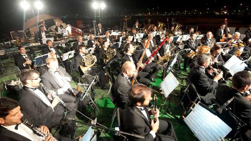 Concierto de la banda municipal de A Coruña.