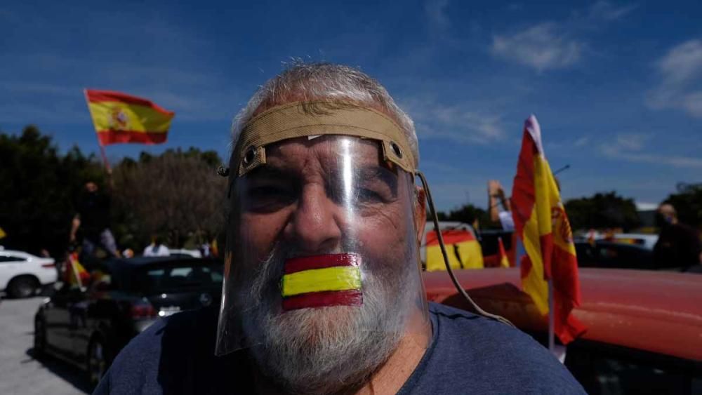 Caravana de Vox en Málaga contra el Gobierno