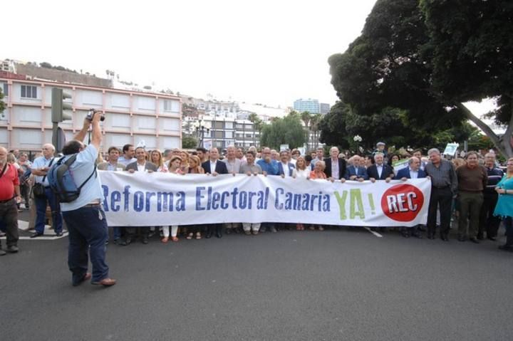 MANIFESTACION REFORMA ELECTORAL CANARIA