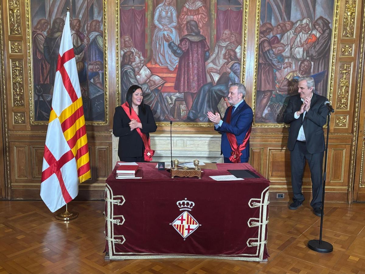 06/03/2026 Sara Belbeida toma posesión como nueva concejal del Ayuntamiento de Barcelona POLITICA