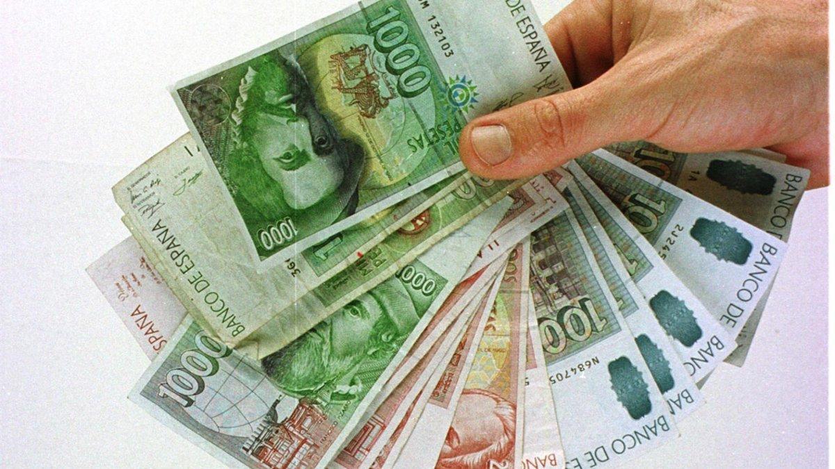 Los españoles seguimos conservando 1.599 millones de euros en pesetas